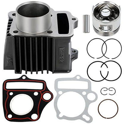 Eccpp Cylinder Piston Kit 1969-1978 for Honda for Z50A Dirt Bike Pit Bike - size: For Honda crf50