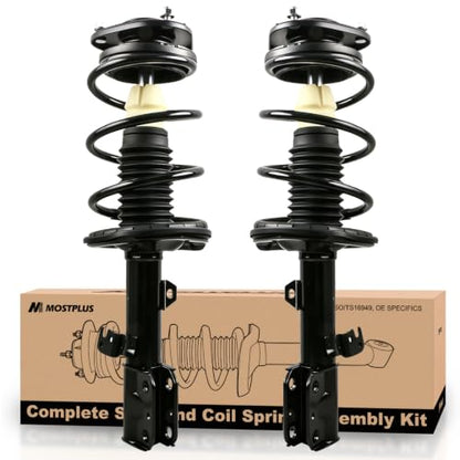 MOSTPLUS Front Pair Complete Strut Spring Assembly Compatible for 2005 2006 2007 2008 2009 2010 Scion tC 2.4L Replace 172390 172391 - size: Front Struts(Set of 2), style: 2005-2010 Scion tC