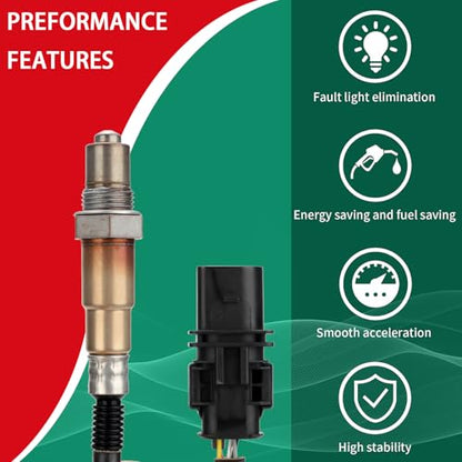 234-5107 O2 Sensor Upstream 1PC Compatible with Audi Porsche VW - size: 234-5107
