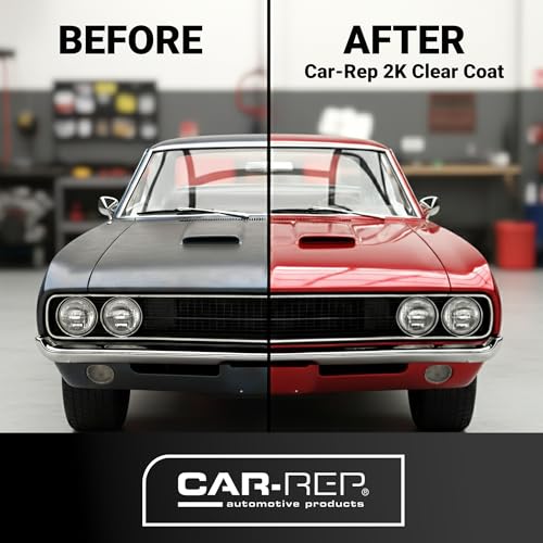 CAR-REP® 2K Polyurethane Clear Coat with Wise 2K Technology, High Gloss, Easy Application, Unlimted Pot Life, 11oz Aerosol Can - size: 11 Ounce (Pack of 1)
