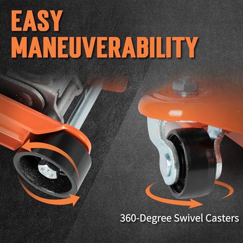 TONDA 2.5 Ton Low Profile Floor Jack, 5,000 Lbs Hydraulic Car Jack - color: ORANGE