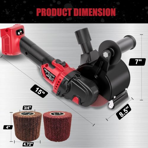 20V Cordless Burnishing Polishing Machine, 2500RPM Brushless Polisher