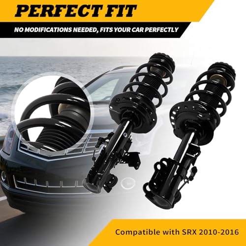 Front Shocks Absorber Struts Electric Compatible with SRX 10-16 - size: Front Shocks Absorber