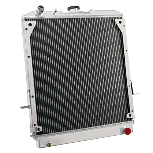 ALLOYWORKS 3 ROW Aluminum Radiator For 1994-2004 Isuzu NPR 3.9L 4.8L V8 5.7L 6.0L Downflow Radiators, MT