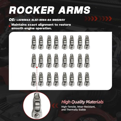 Camshaft Rocker Arms Lifters Timing Chain Kit For Ford Lincoln 5.4L 04-12