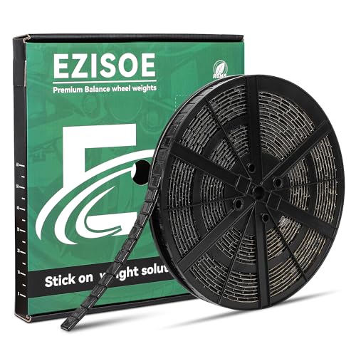 1/4 oz Stick On Wheel Weights 715pcs 5kg Bulk Pack Low Profile Black - color: Black, size: 0.25oz-715PCS(Roll)