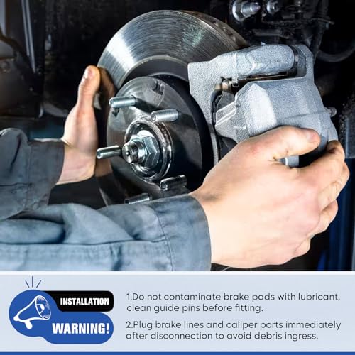 Front Disc Brake Caliper Assembly w/Bracket Fit for 2007-2016 Honda CR-V, 2005-2010 Honda Odyssey, 2010-2015 Honda Crosstour, 2007-2012 Acura RDX, Replaces 19-B2958 19-B2959