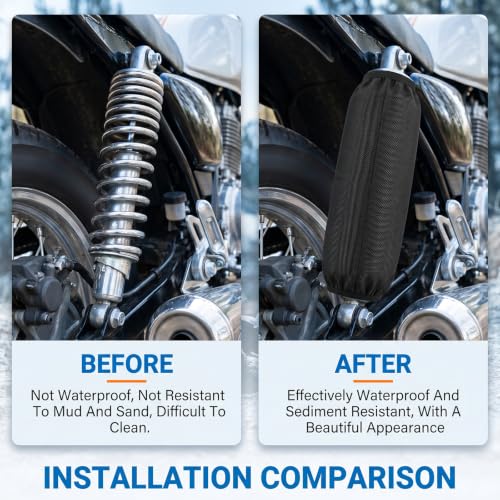 2pcs Shock Absorber Protector Cover for Ebike Motorcycle Rear Shock Covers