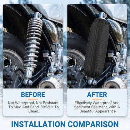 2pcs Shock Absorber Protector Cover for Ebike Motorcycle Rear Shock Covers