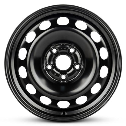 For 2005-2018 Volkswagen Jetta 16 Inch Painted Black Rim - OE Direct Replacement - Road Ready Car Wheel - size: Fits: 2005-2018 Volkswagen Jetta - 16x6.5