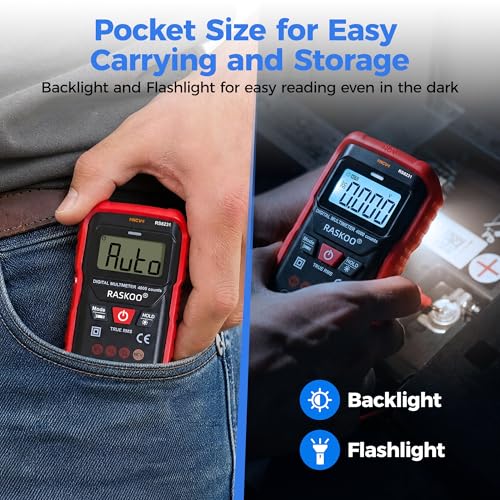 Premium True RMS Multimeter Tester, Digital Multimeter Auto Ranging