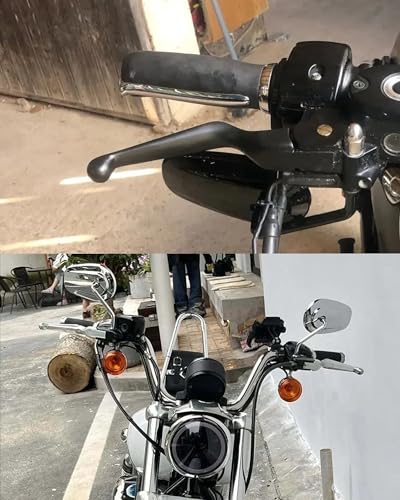 Brake Clutch Levers Hand Lever Fits for Harley Sportster XL 883 1200 Control Hand Lever Replacement Parts 2004-2013 Black - color: For 2004-2013-Black