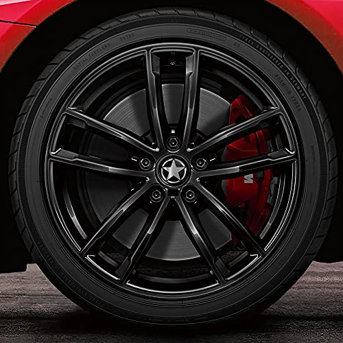 4 x 60mm 3D Domed Car Wheel Centre Center Off Road Rims Stickers Decals for Caps Vehicle Auto Tuning US Star Silver Emblem A 4160
