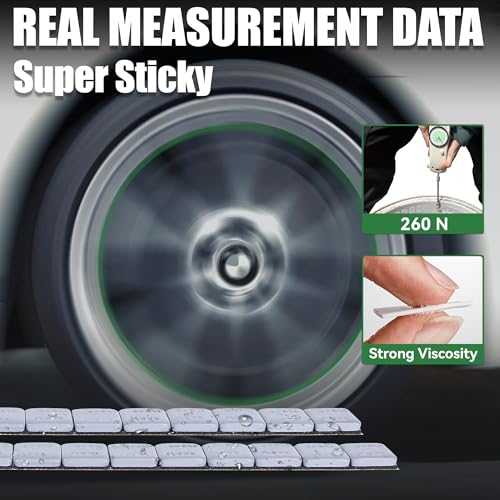 1/4 oz Stick On Wheel Weights 715pcs 5kg Bulk Pack Low Profile Grey - color: Gray, size: 0.25oz-715PCS(Roll)