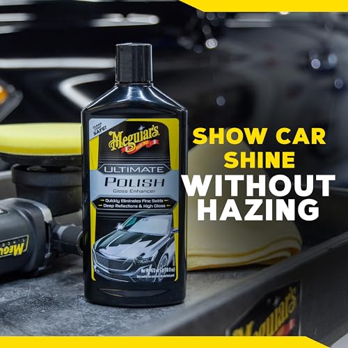 Meguiar’s Ultimate Polish, High-Gloss Polish for a Show Car Shine, 16 oz - size: 16 Fl Oz (Pack of 1), style: 16 Oz