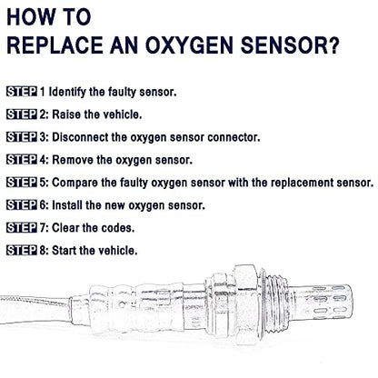 HiSport 250-24355 Oxygen Sensor O2 Sensor 12570794 12577588