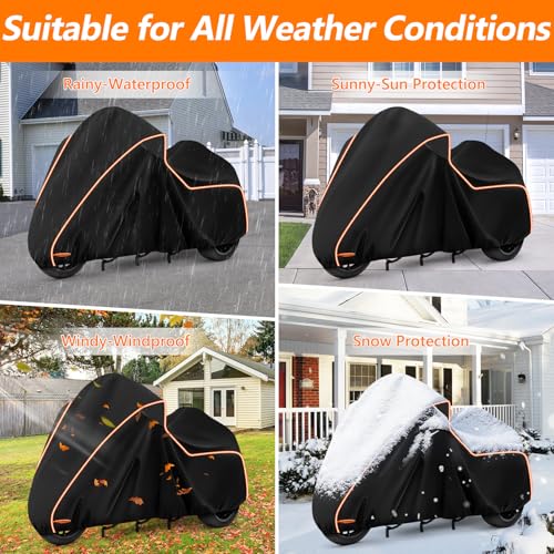 Motorcycle Cover for Harley Trike Freewheeler 2009-2025 - size: for Trike Models Freewheeler