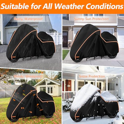 Motorcycle Cover for Harley Trike Freewheeler 2009-2025 - size: for Trike Models Freewheeler