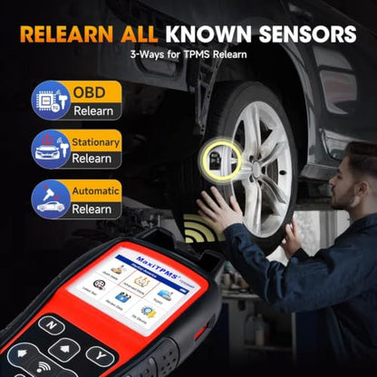 Autel MaxiTPMS TS508WF TPMS Relearn Tool, Activate/Diagnosis All Sensors