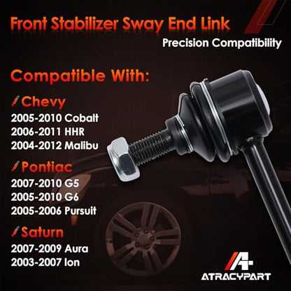 Sway Bar Links 2pcs Front, Fit For 04-12 Malibu, 05-10 Cobalt, 06-11 HHR