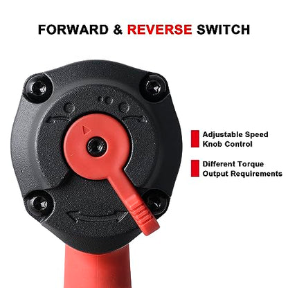 AEROPRO TOOLS air impact wrench 1/2，pneumatic mini impact gun