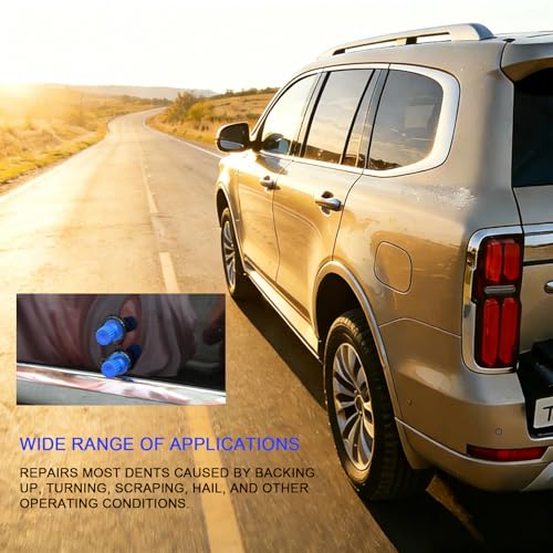 62 PCS Paintless Dent Repair Glue Tabs Kit, Small Medium Large Pulling Tabs for Car Body & Plastic Bumper Dent Removal, Compatible with T-Bar and Slide Hammer - size: Dent Puller Kit-62 Pack