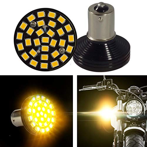 Eagle Lights Sunburst LED Front and Rear Turn Signals, fits Indian Scout, Pair of 2 - color: Scout LED Turn Signals