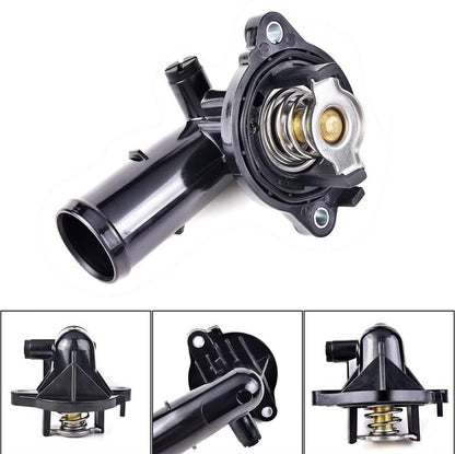 EVIL ENERGY Thermostat Housing Assembly, 05184651AF 49569 902-852, Compatible with 2011-2015 Dodge Durango 2011-2020 Jeep Grand Cherokee 2012-2017 Jeep Wrangler 3.6L