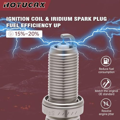UF487 Ignition Coils & Double Iridium Spark Plugs Set, 6 Pack - size: UF487 & Spark Plugs