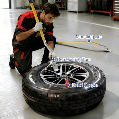 Tire Hammer Tire Bead Breaker and Tire Mount Demount and Tire Iron Tool for Tire Changing Tool Tire Changer Kit