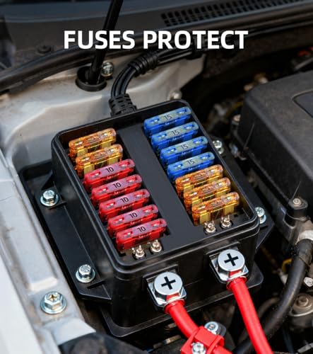 JOREST 30Pcs Mini & Standard Car Fuse Assortment Kit, 15 Mini Blade Fuses Automotive + 15Standard Auto Fuses - for Car/RV/Truck/Motorcycle(2Amp 3A 5A 7.5A 10A 15A 20A 25A 30A 35A 40A) - style: 30Pcs Mini & Standard