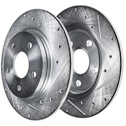 Detroit Axle - Brake Rotors for 2013-2017 Honda Accord 2016-2022 HR-V - size: 4R64001/KIT