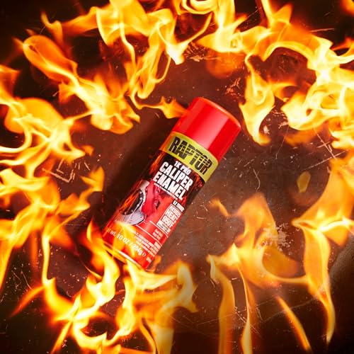 RAPTOR Caliper Enamel Spray, Professional Grade, Real Red