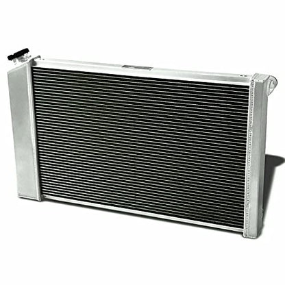 ECMRAD 4 Rows Core Aluminum Radiator for Chevy Camaro 1970-1981/ Monte Carlo 1980-1987 G-Body Oldsmobile Cutlass/Pontiac Grand Prix