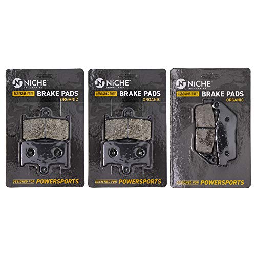 NICHE Front Rear Brake Pad Set for Victory 2204196 2203679 Organic - size: Organic
