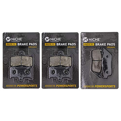 NICHE Front Rear Brake Pad Set for Victory 2204196 2203679 Organic - size: Organic