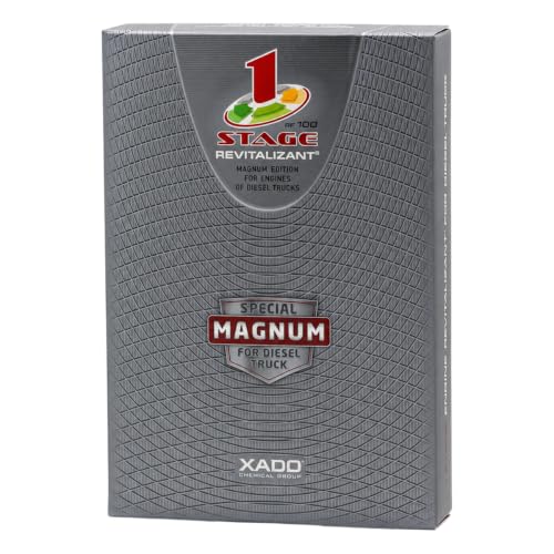 XADO 1 Stage Magnum Diesel Engine Oil Additive for Trucks (Blister) - Motor Oil Treatment Friction Modifier - Engine Friction Surfaces Wear Protection and Revitalizant - Restores Cylinder Compression