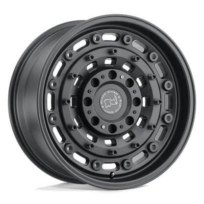 Black Rhino Hard Alloys ARSENAL 16X8 6X5.5 4.11-10mm TEXTURED MATTE BLACK - 1680ARS-06140M12 - color: TEXTURED MATTE BLACK, size: 16X8, 6X5.5, 4.11, -10mm