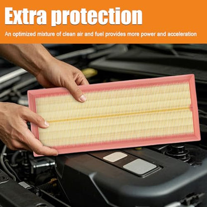 Engine Air Filter Replacement A2730940204 Compatible with Mercedes-Benz E350/C300/ML350/C240/GLK350/GL450/S550/E320/S430/C230 Select Models and More,Engine Air Filter for Car(2 PACK) - style: A 273 094 02 04