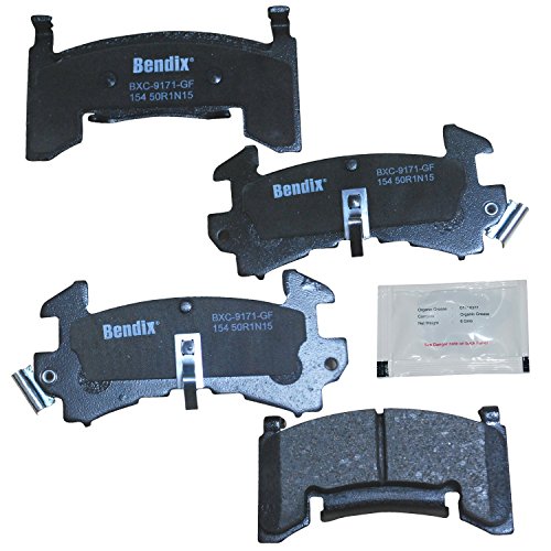 Bendix Priority1 CFC154 Disc Brake Pad Set for Avanti II,Century,LeSabre,Regal,Riviera,Commercial Chassis,DeVille,Eldorado,Fleetwood,Seville,Blazer,Camaro,El Camino,LLV,Malibu,Monte Carlo,S10,Blazer - size: CFC154