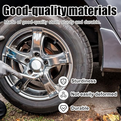D-Wheel Locking Nut Removal Tool, Premium Durable Locking Wheel Nut Socket Adapter Practical Accessories for Dismantling & Installing