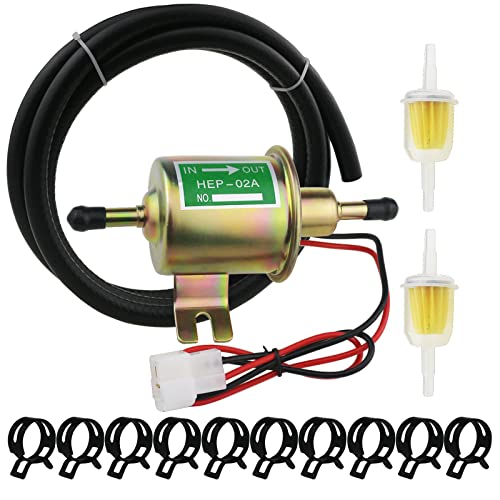 DC 12V (3-6PSI) 연료 펌프가 있는 범용 전기 연료 펌프 키트 - style: 3-6 PSI 12V
