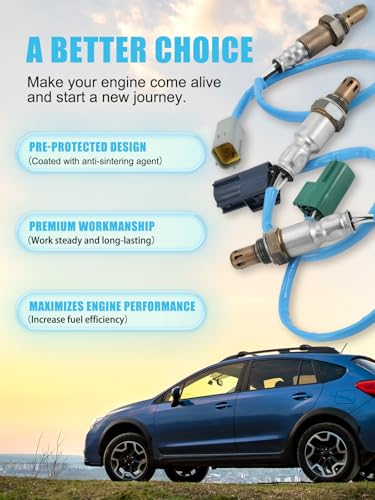 TAUTOY 4PCS O2 Oxygen Sensor Up & Downstream