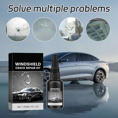 Windshield Chip Repair Kit - Quick Repair Automotive Tool for Windshields