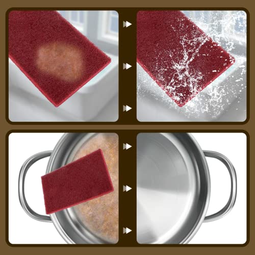 4 Pcs 4.7x7.9 Inch 7447 Fine Scuff Pads for Paint Prep Sanding - size: Coarse, 4pcs