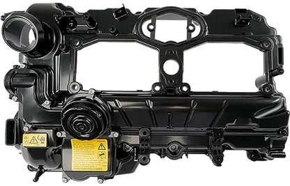 N20 Engine Valve Cover Kit with Gasket, Bolts & Oil Filler Cap Compatible with 2012-2018 BMW 228i 320i 328i 328i GT xDrive 428i 528i X1 X3 X4 X5 Z4 L4 2.0L Replaces# 11127588412 264-517 - color: PLASTIC