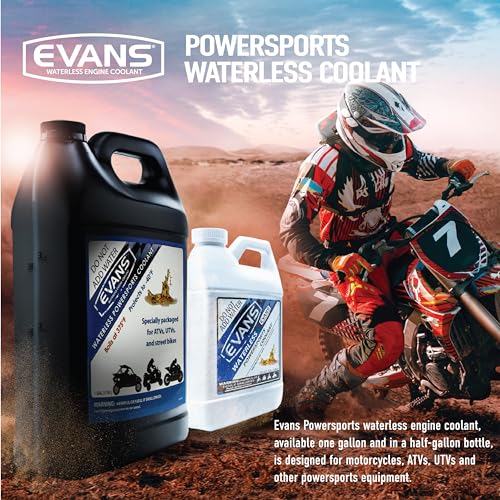 EVANS Coolant Powersports Waterless Engine Coolant (Gallon, 1 Pack) - size: 1 Gallon