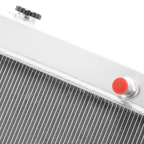 3 Row Radiator Compatible with 1992-1996 Ford E150 E250 E350 Econoline Club Wagon 5.0 5.8 V8 Aluminum Radiators 92 93 94 95 96