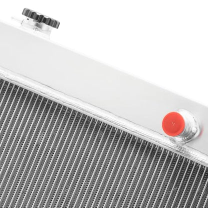 3 Row Radiator Compatible with 1992-1996 Ford E150 E250 E350 Econoline Club Wagon 5.0 5.8 V8 Aluminum Radiators 92 93 94 95 96