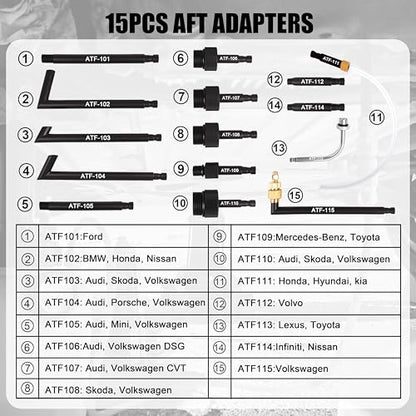SGT 3L Transmission Fluid Pump Set, ATF Filler Pump with 15 Adapter